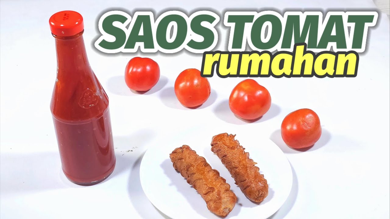 TIDAK ADA PENGAWETNYA  -- BAHANNYA DARI TOMAT SEGAR  \\ RESEP SAOS TOMAT RUMAHAN