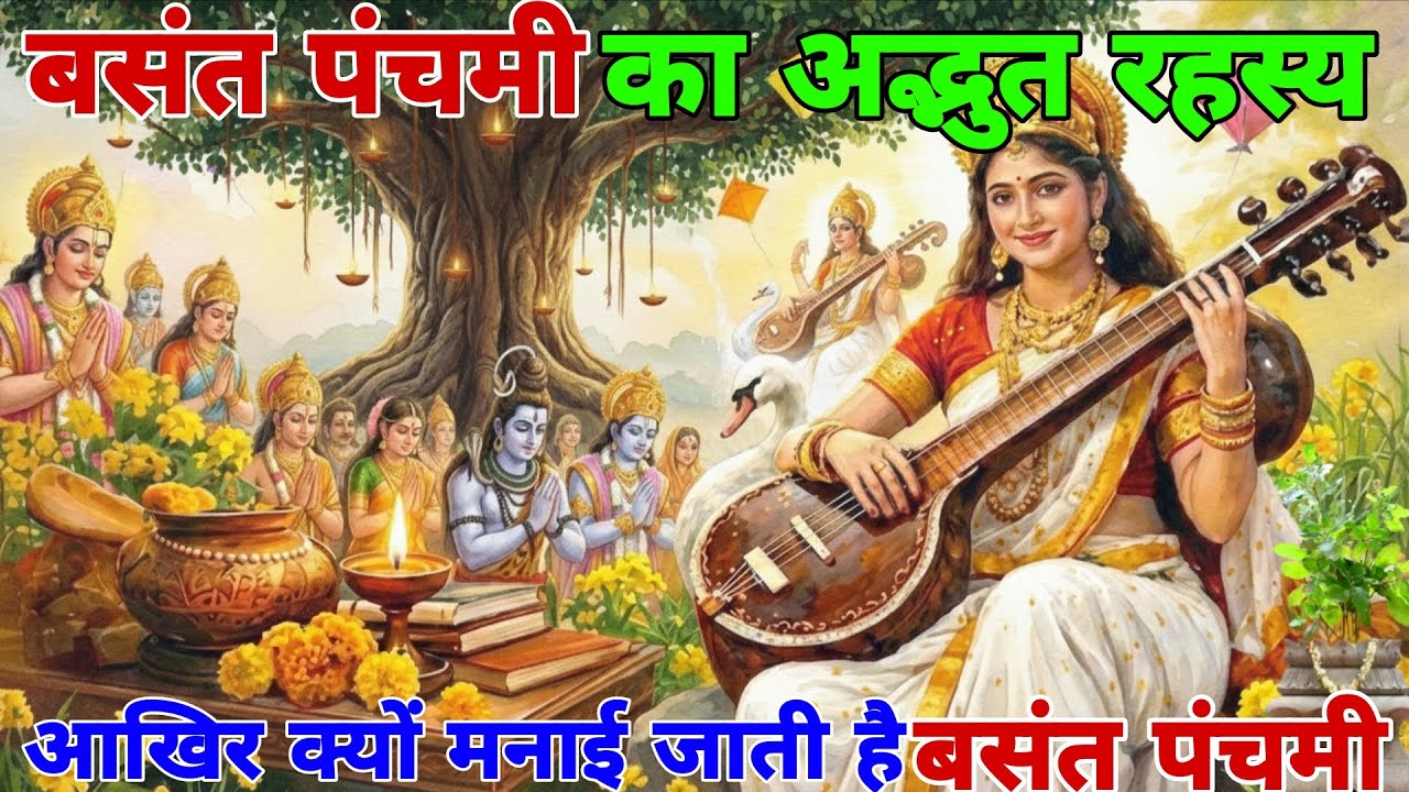 बसंत पंचमी का अद्भुत रहस्य! आखिर क्यों मनाई जाती है बसंत पंचमी || Vidya Gyan Sagar