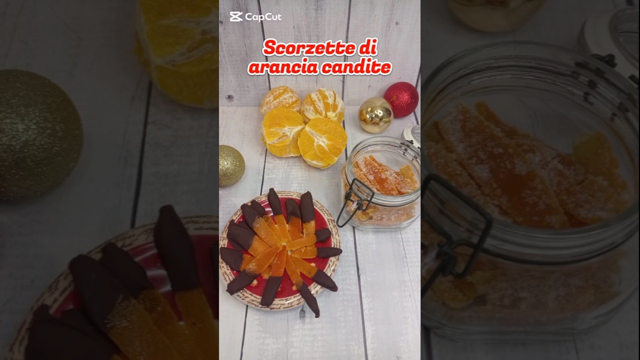 SCORZETTE DI ARANCIA CANDITE🍊🍊