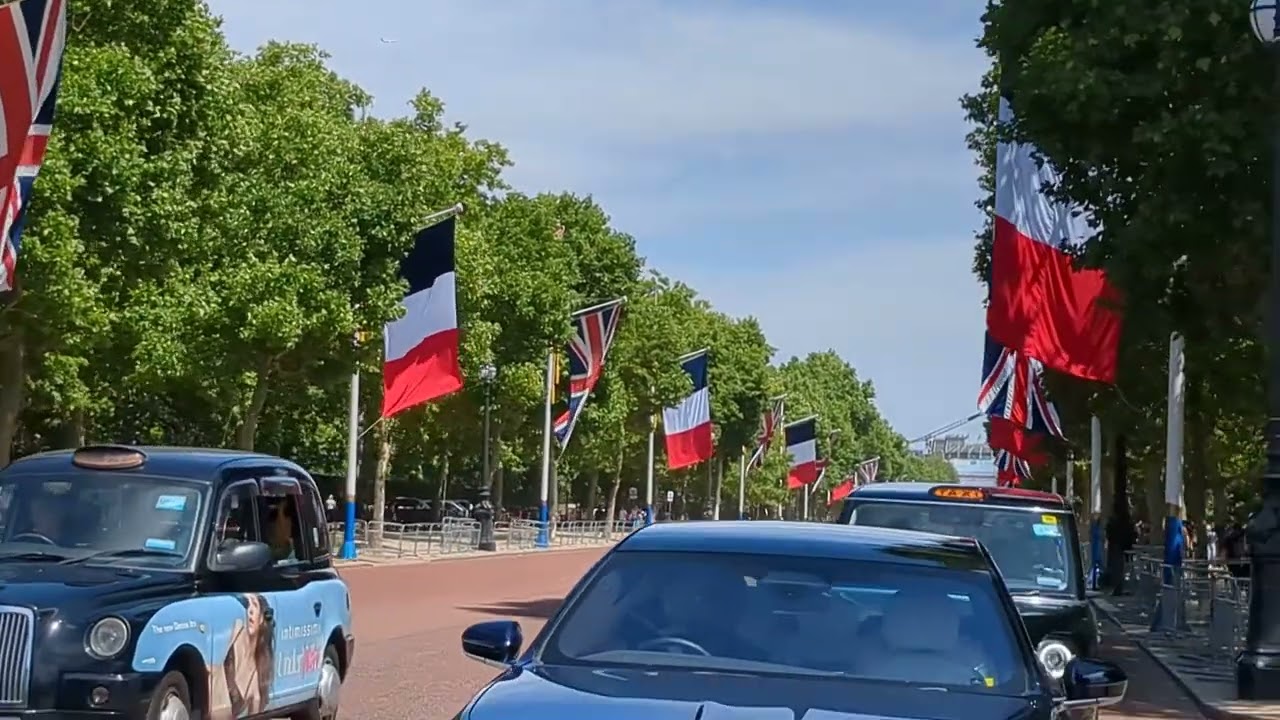 London '25: The Mall Prepared for President Macron's State Visit 🇬🇧🇫🇷