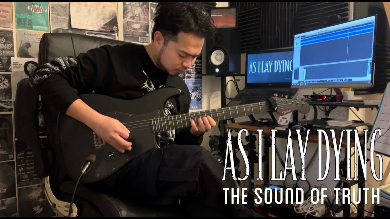 AS I LAY DYING's The Sound of Truth Guitar Cover by PHONE KYAW AUNG