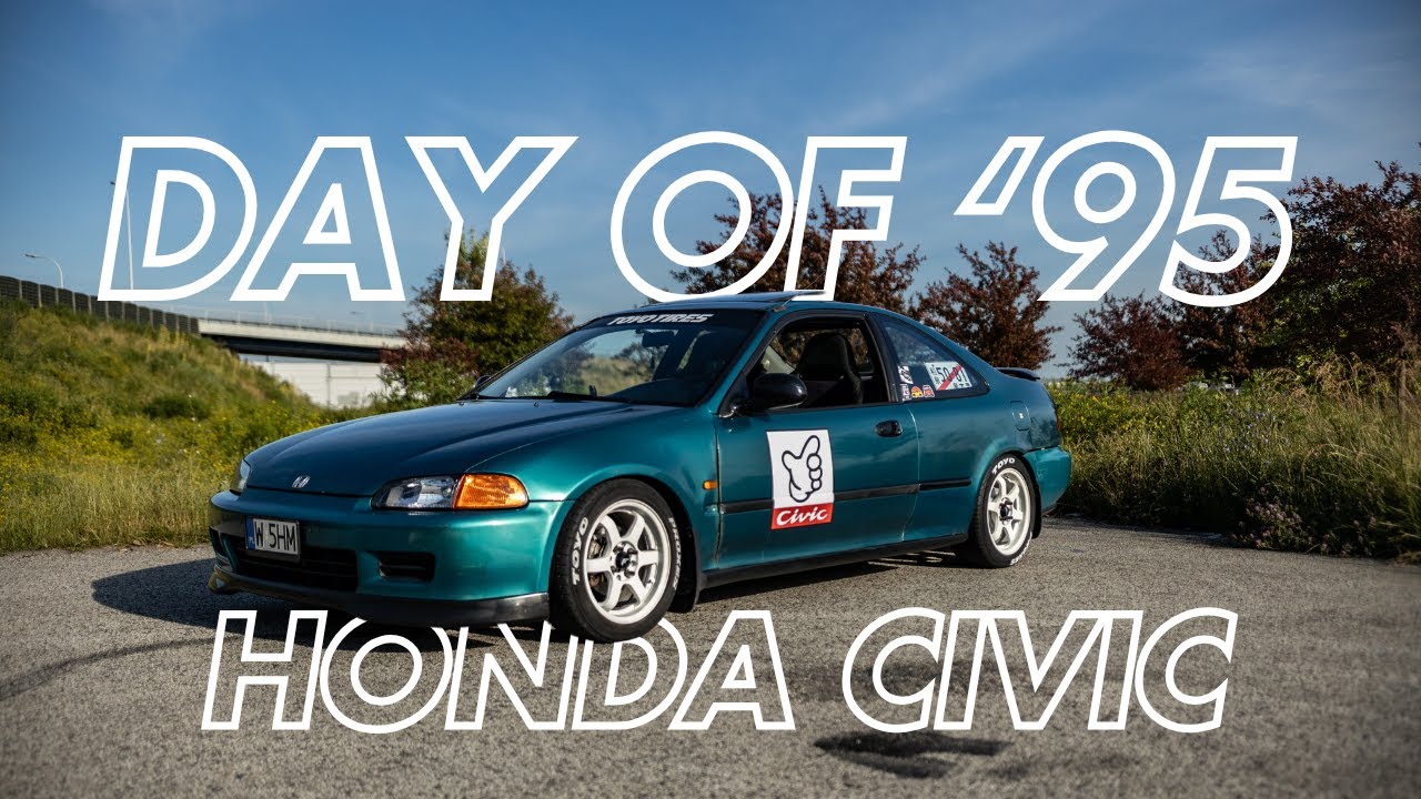Cruising in Honda Civic EJ2 on a Sunny Day