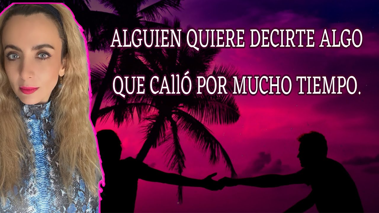 ALGUIEN QUIERE DECIRTE ALGO QUE CAllÓ POR MUCHO TIEMPO.  #tarot #amor