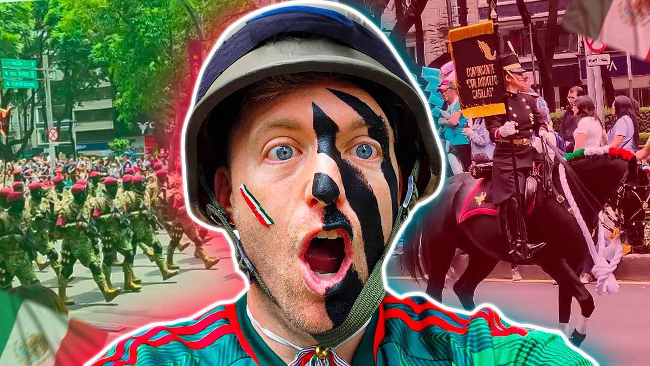 GRINGO va al DESFILE MILITAR MEXICANO por PRIMERA VEZ 🇲🇽 QUE LOCURAS