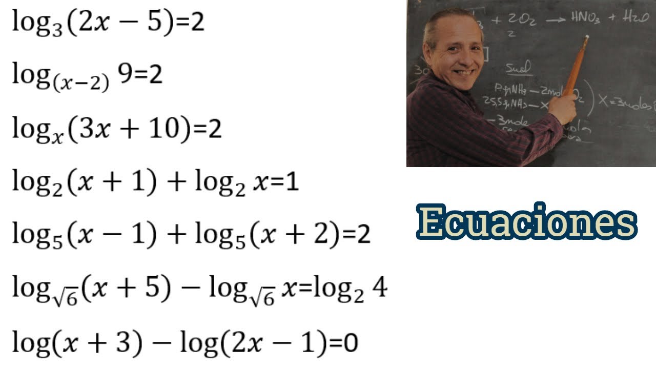 Ecuaciones Logarítmicas