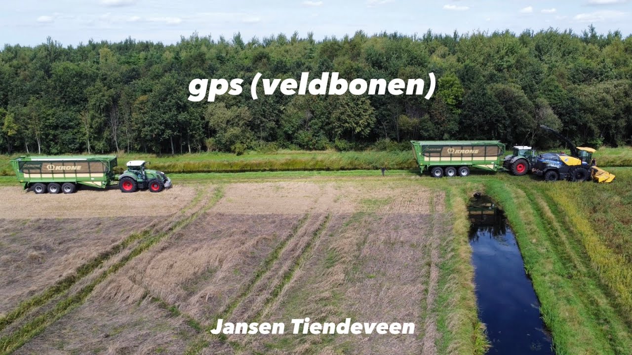 gps silage, Jansen Tiendeveen. Fendt 927 en een New Holland hakselaar!