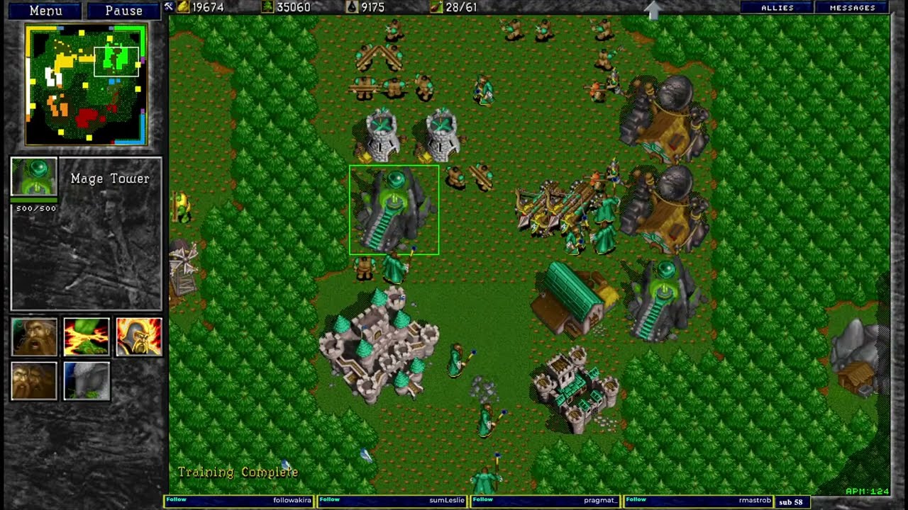 Warcraft 2 Mini Chop Farms  4v4