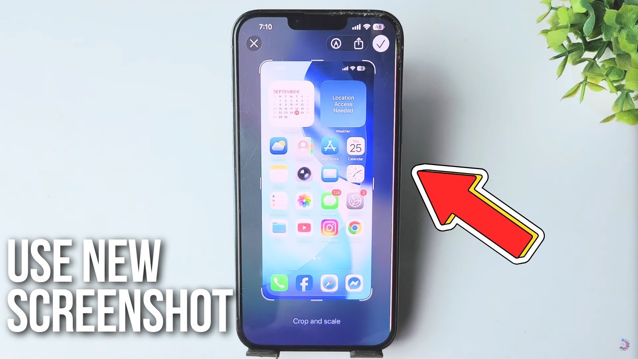 Как использовать новый скриншот iOS 26