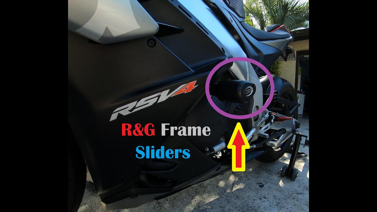 R&G frame sliders RSV4
