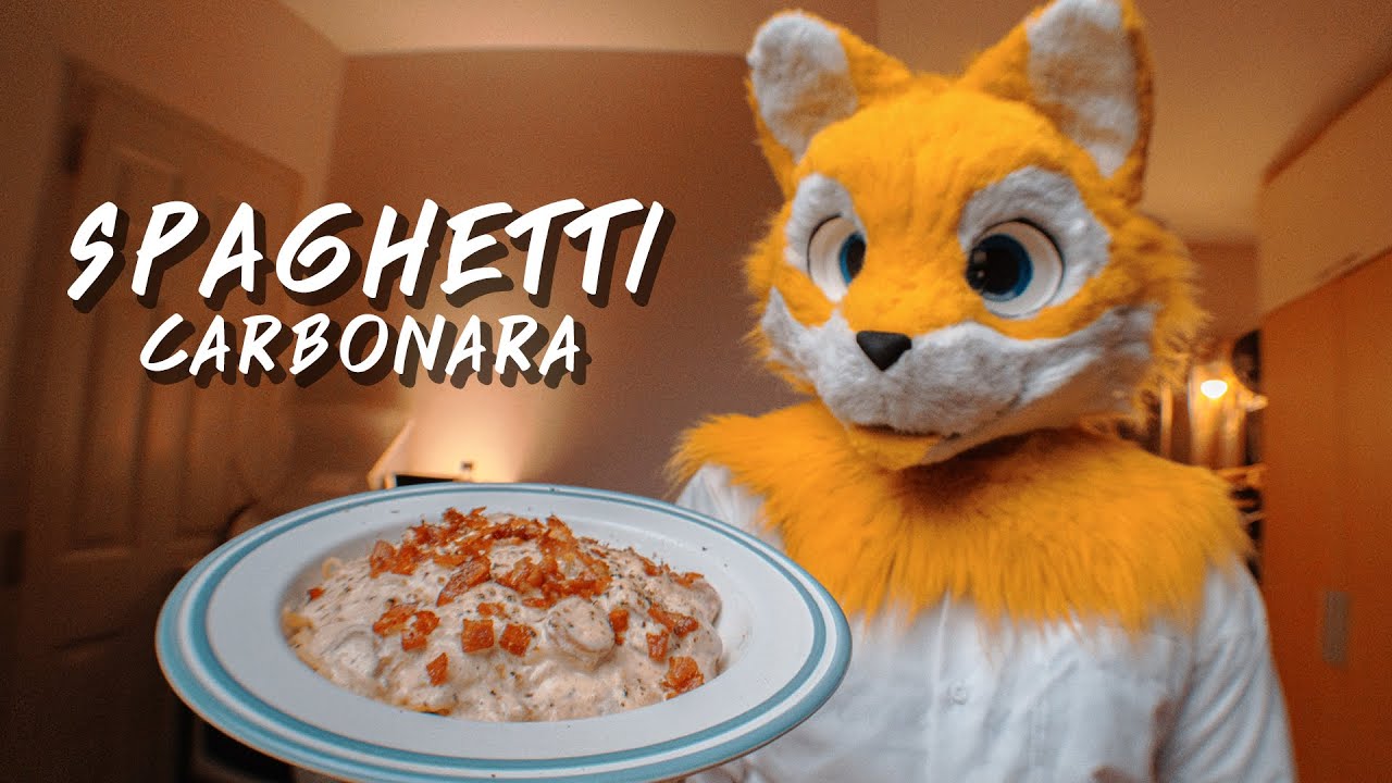 Make Spaghetti Carbonara🐾🍝【Furry Cooking】