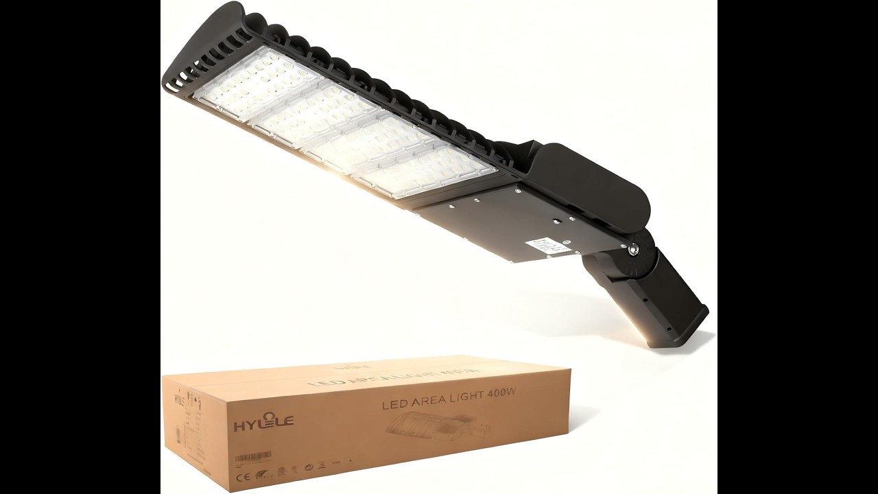 Review: Hylele 400W LED Parking Lot Light – Super Bright 56,000LM Shoebox Fixture