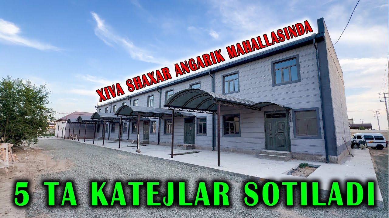 ХИВА ШАХАР🔥АНГАРИК МАХАЛЛАСИДА🔥150.КВ.М ДАН 5-ТА КАТЕЖЛАР🔥СОТИЛАДИ ЦЕНА: 400.МЛН🔥СУМ ГАЛИШИЛАДИ🤝✅