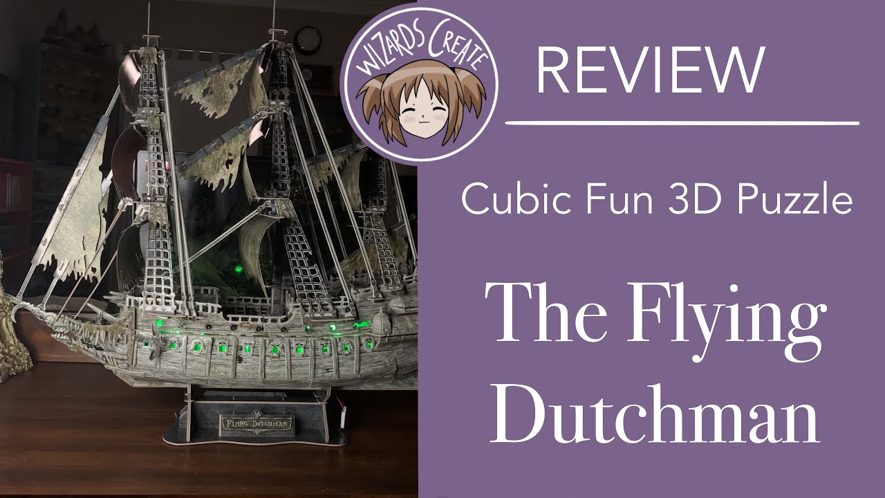 REVIEW & BUILD | Cubic Fun The Flying Dutchman Ship 3D Puzzle | 360 Piece