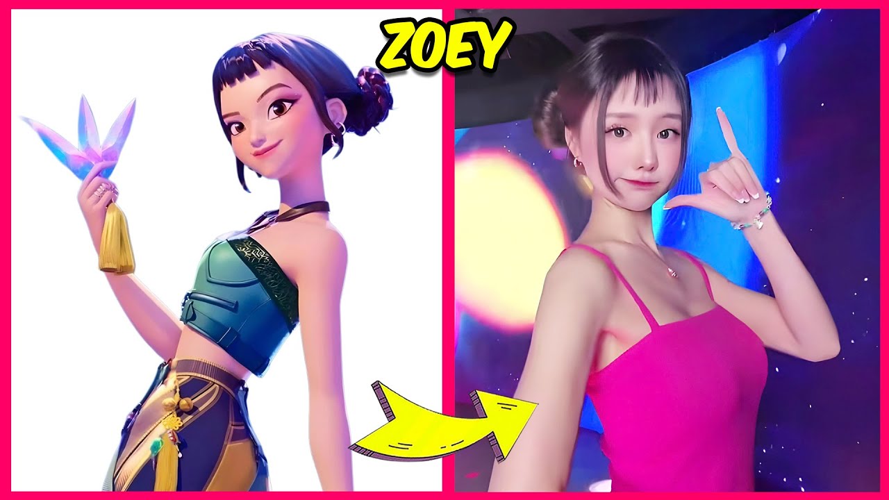 LAS GUERRERAS K-POP en una versión real de TikTok 🎶 ¡Adivina La Canción LAS GUERRERAS K-POPJinu🔥Rumi