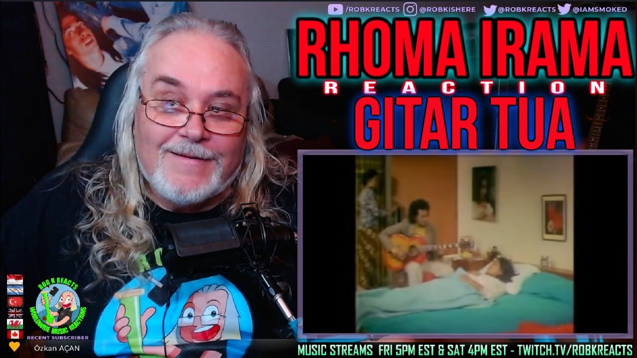 RHOMA Irama Reaction - Gitar Tua - First Time Hearing - Requested