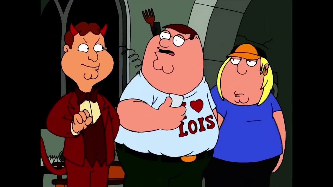 Family Guy S1 E3: Chitty Chitty Death Bang (1999) but it’s in 4x speed