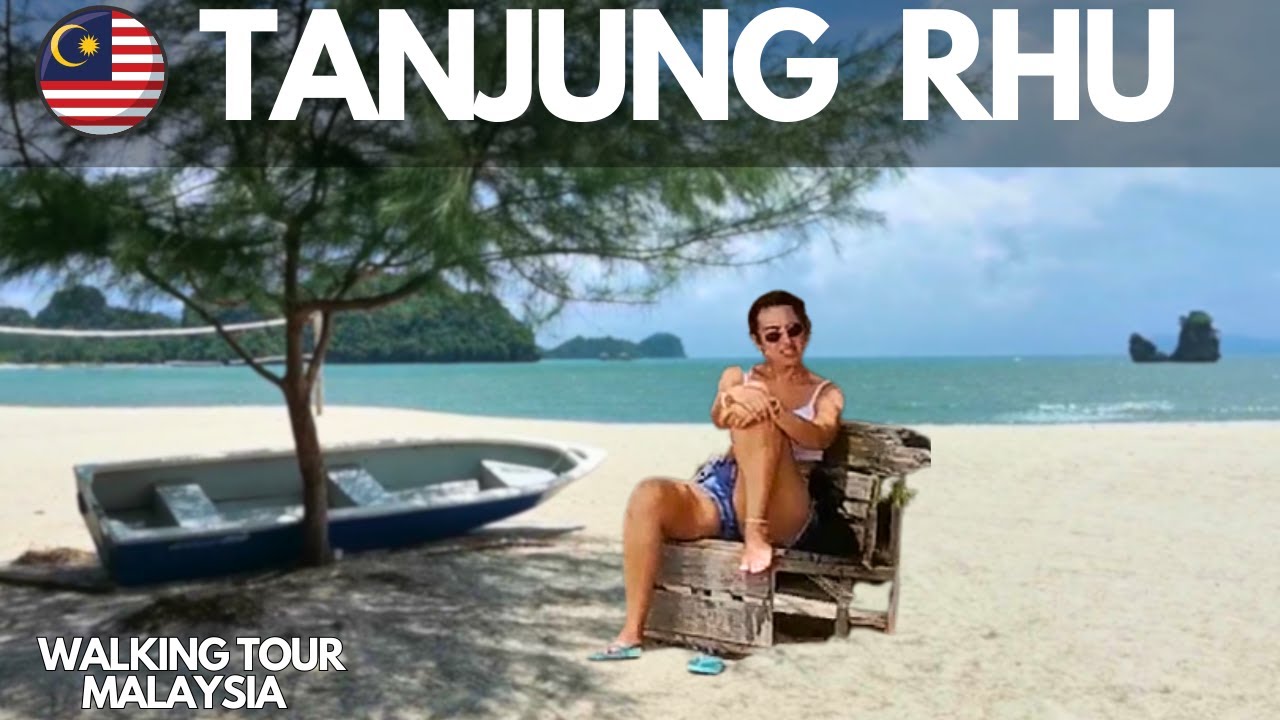 ⭐️ Tanjung Rhu Beach Walking Tour | Langkawi | Malaysia | No Talk | ▶ 10 min
