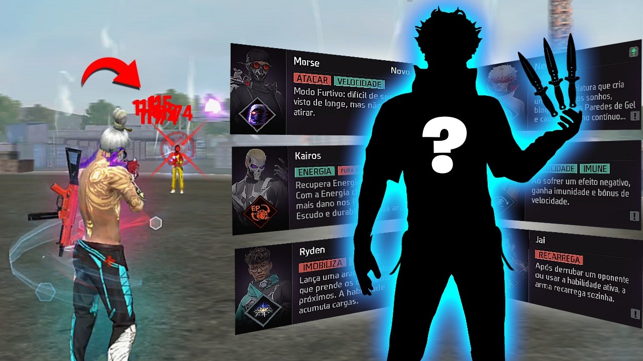 5 COMBINAÇÕES DE PERSONAGENS mais INSUPORTÁVEIS do Free Fire