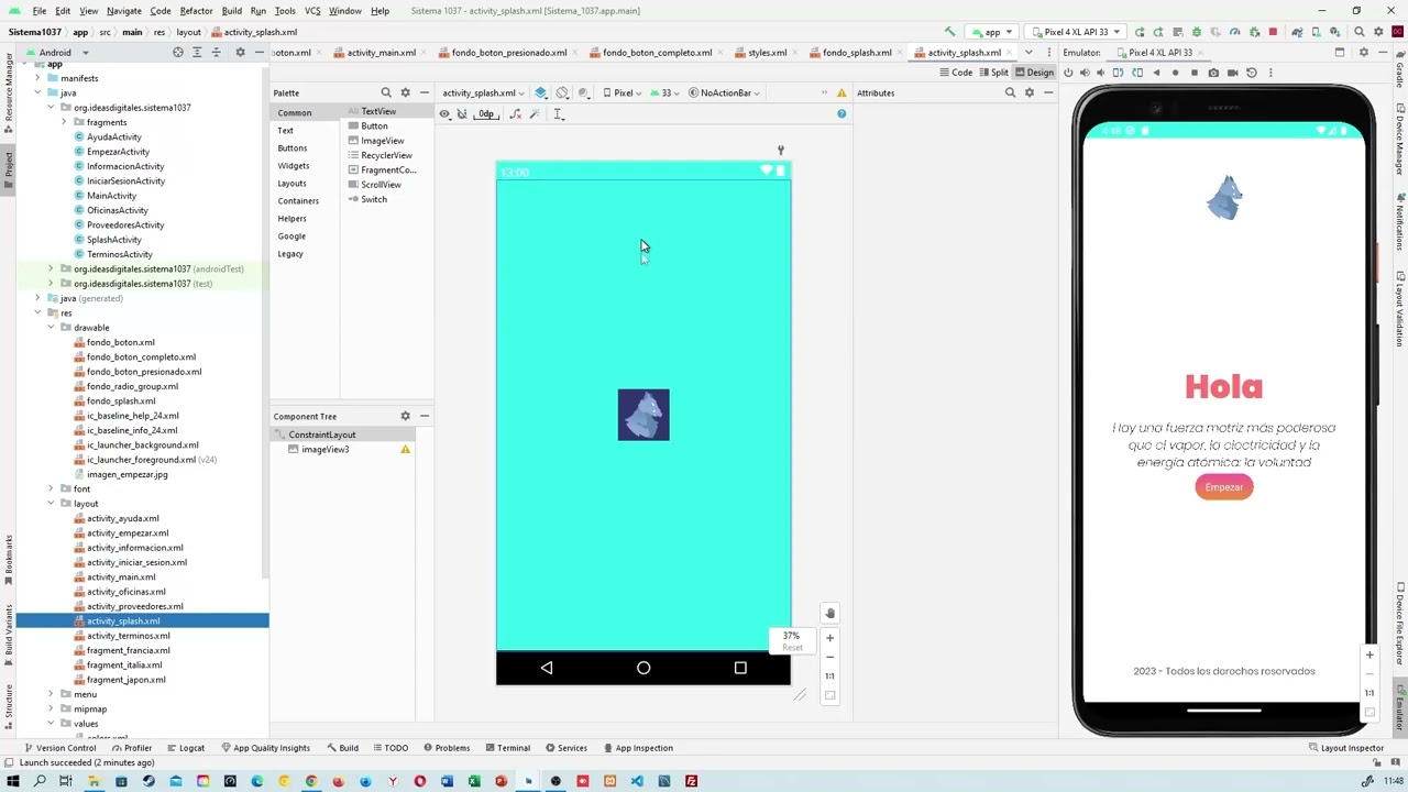 Dise&ntilde;o en Android Studio - Parte 1