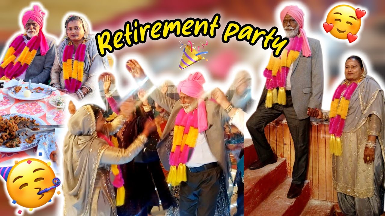 Chacha ji di Retirement party 🎉 | dance video | Tanish Kumar 