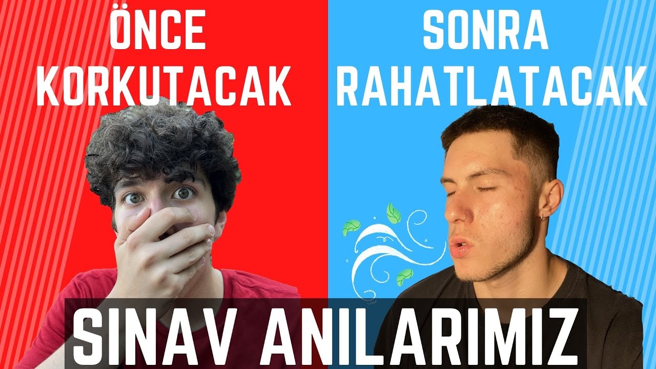 HALA RÜYALARIMIZA GİREN SINAV ANI OLAYLARIMIZ!!!!