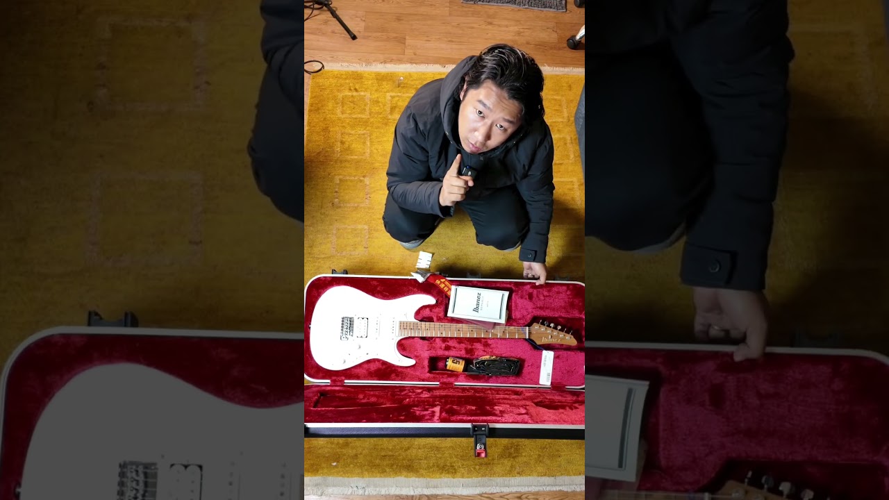 Ibanez Az 2202 Prestige Unboxing and Reaction 