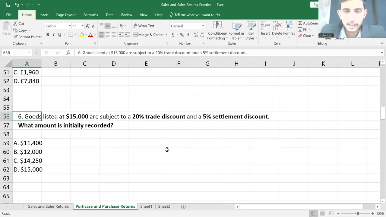 Practice Session 2 | Purchase and Purchase Returns | ACCA FA1 Hub | ACCA | Urdu,Hindi