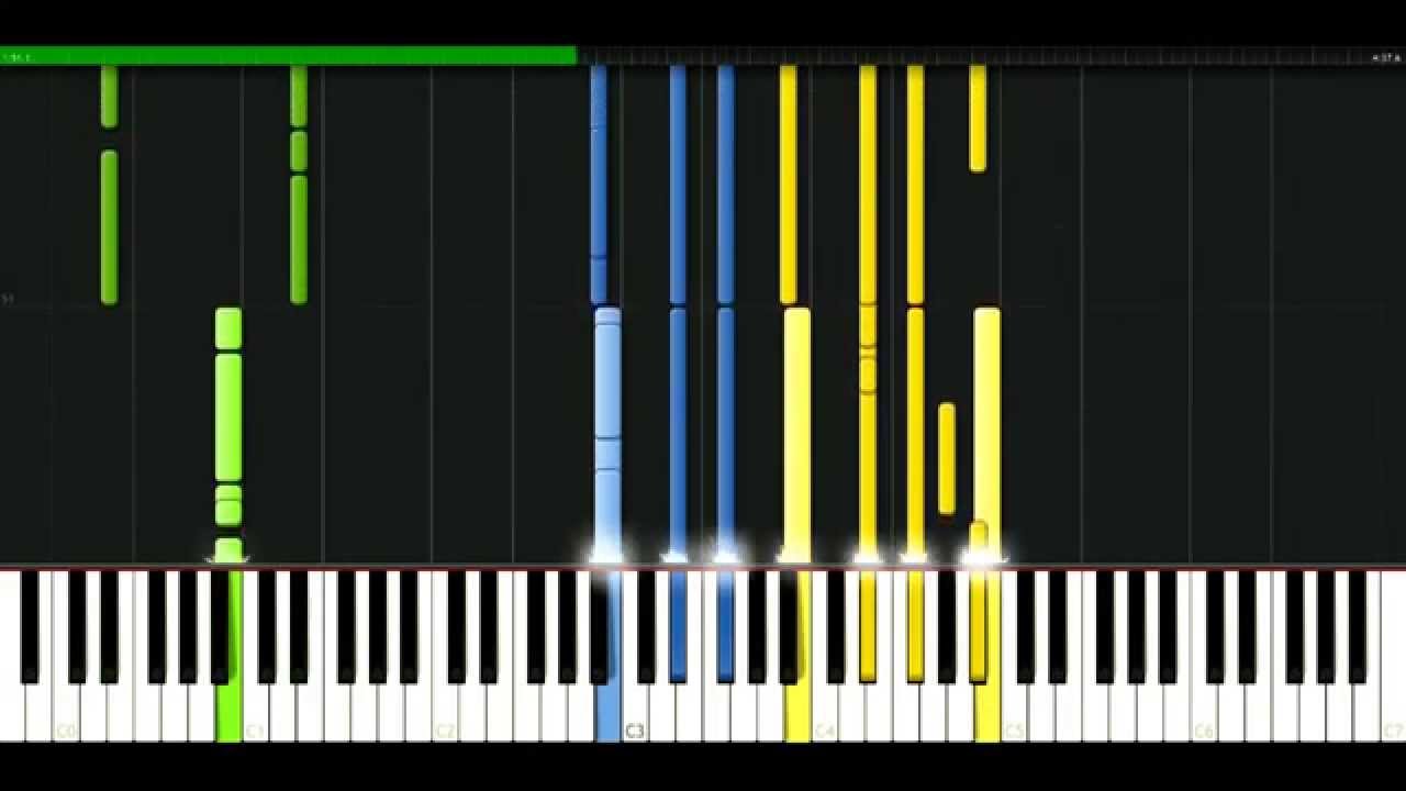 Foreigner - Waiting for a girl like you [Piano Tutorial] Synthesia | passkeypiano