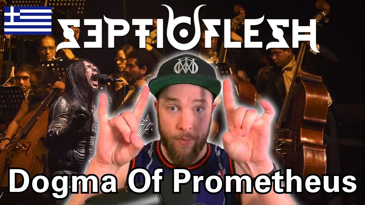 THAT BRASS SECTION 🎺| Septicflesh - Dogma of Prometheus (live) Infernus Sinfonica | REACTION #greece