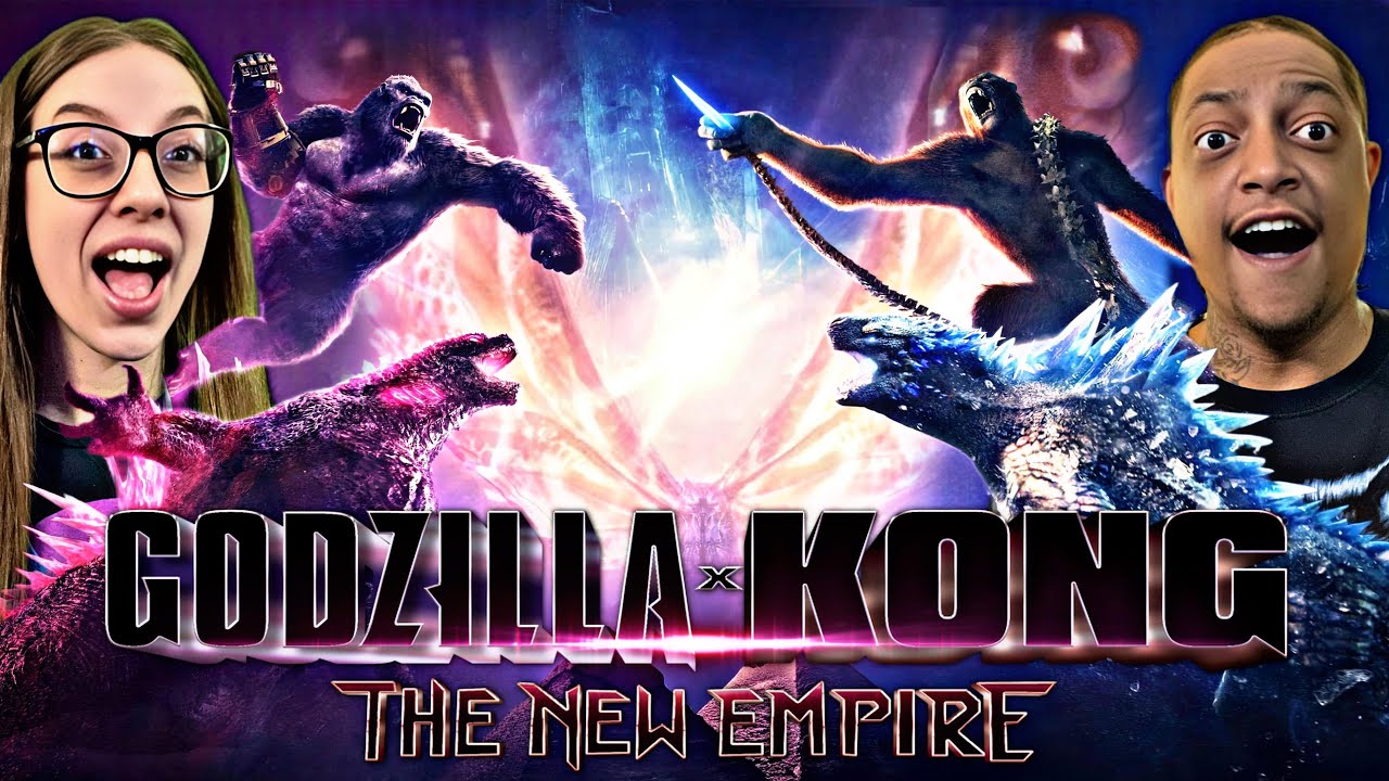 GODZILLA X KONG: THE NEW EMPIRE | MOVIE REACTION | HER FIRST TIME WATCHING | SCAR KING & SHIMU🤯🥶😱