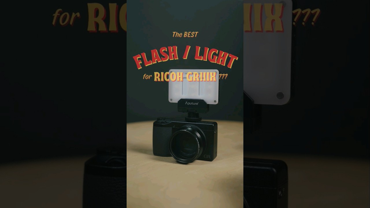 Rich GR IIIx: Flash or LED light? #shorts #shortsvideo #shortsfeed #photography #camera
