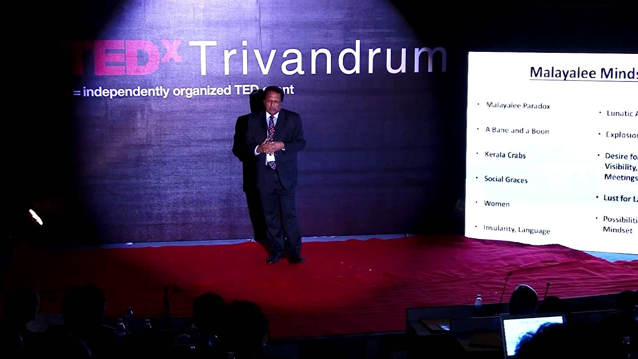 Malayali Mindsets: TP Sreenivasan at TEDxTrivandrum