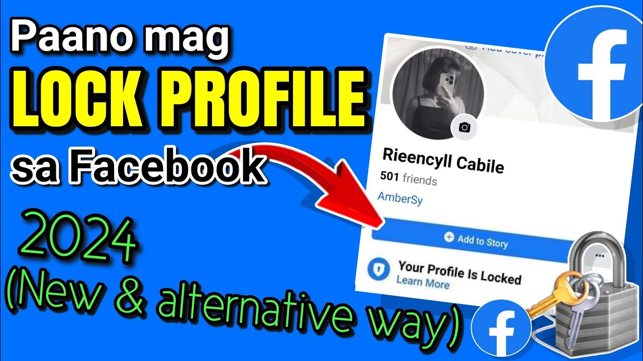PAANO MAGLOCK NG PROFILE SA FACEBOOK | NEW & ALTERNATIVE WAY | Riencyll Cabile