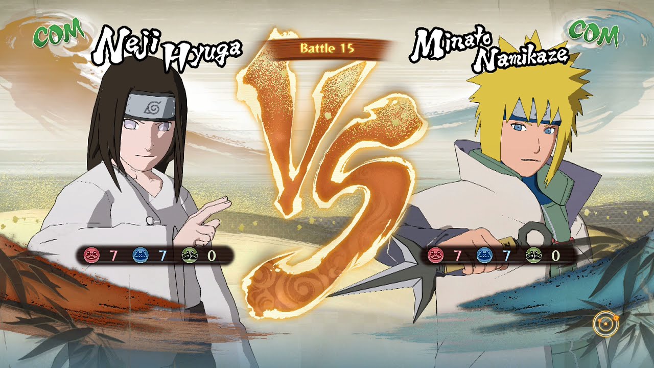 Naruto Shippuden: Ultimate Ninja Storm 4, Neji Hyuga VS Minato Namikaze!