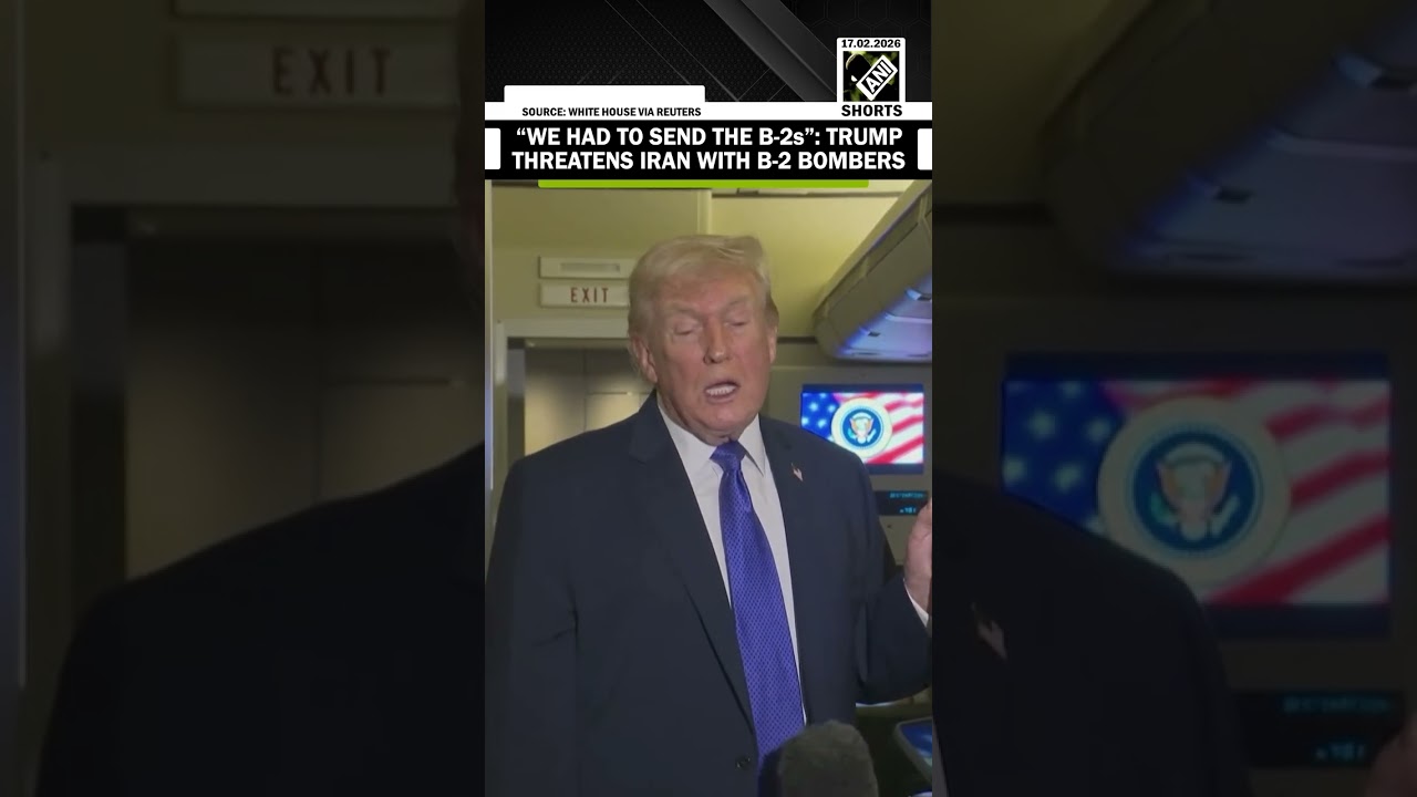 &ldquo;We had to send the B-2s&hellip;&rdquo;: U.S. President Trump threatens Iran with B‑2 bombers