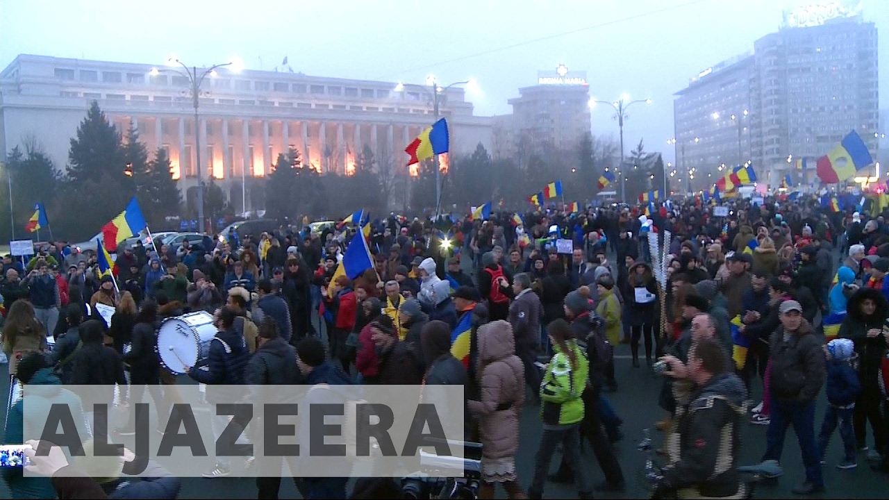 Romania's government under pressure as 500,000 protest