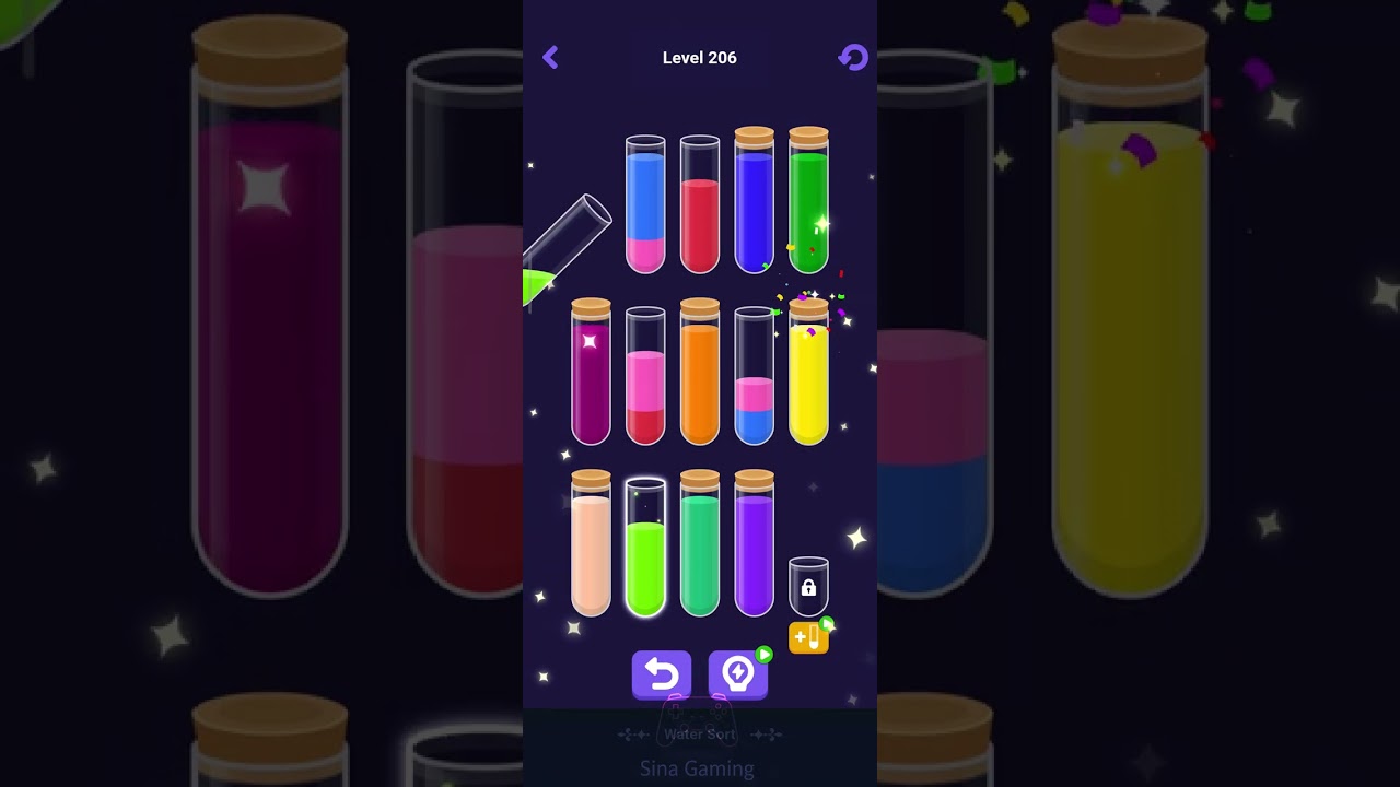 Block Blast Water Sort Level 201 to Level 210