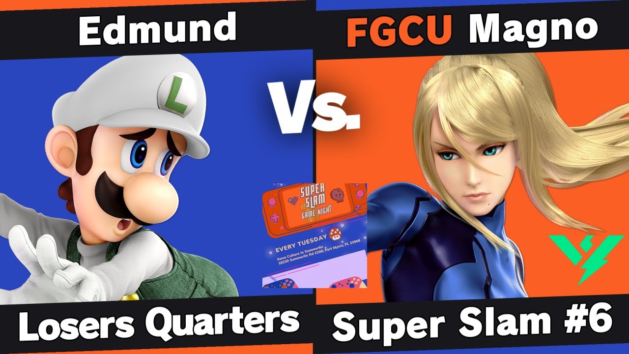 Super Slam 6 - Edmund (Luigi) vs Magno (Zero Suit Samus) - Losers Quarters