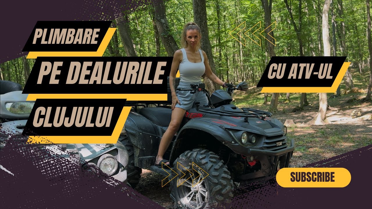 🚀 Aventură cu ATV-ul prin dealurile Clujului | Off-road și natură 🌄