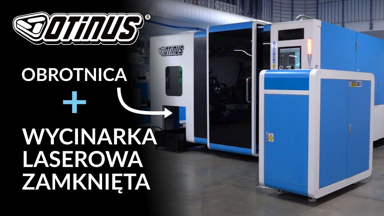 Wycinarka laserowa 6 kW z obrotnicą Otinus
