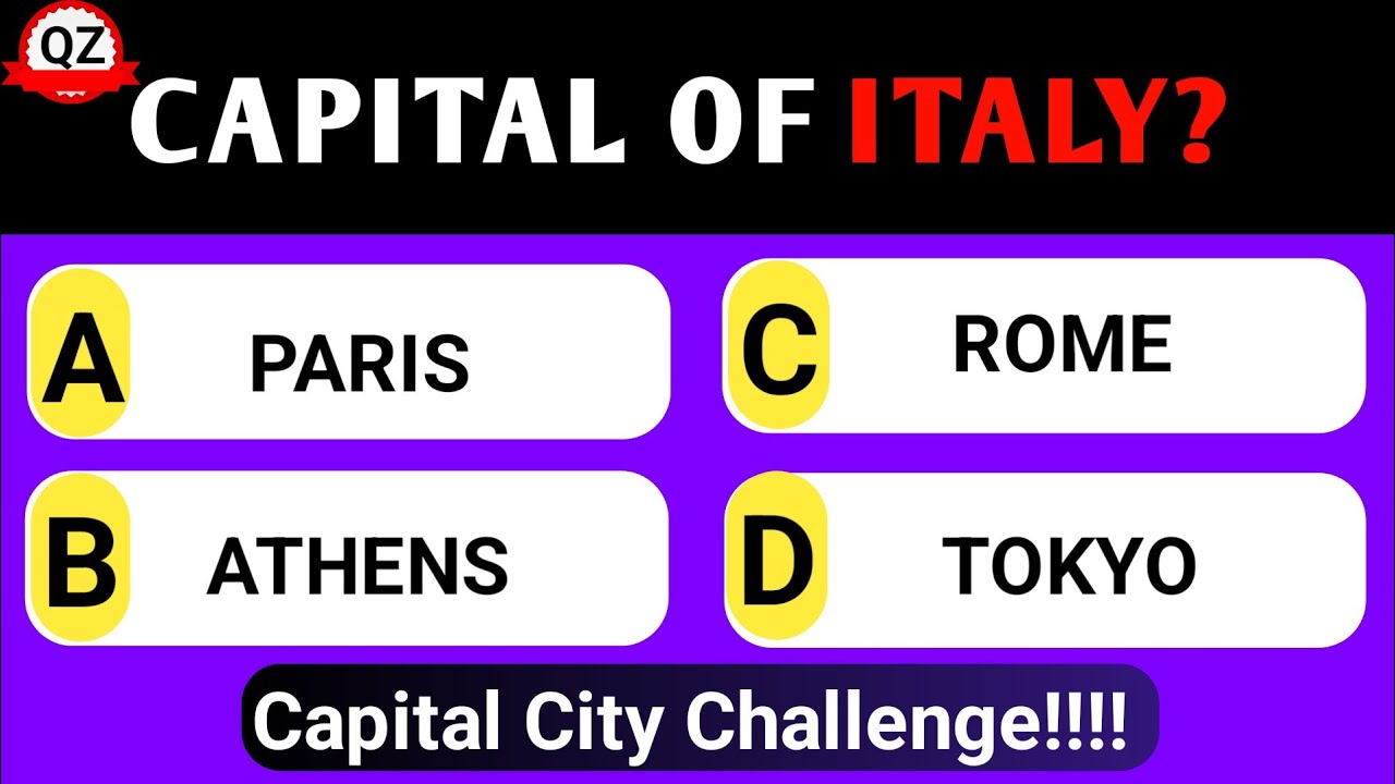 Think You Know The World Capitals ?🌍 Test Yourself In This 30-Questions Guess The Capital Challenge!