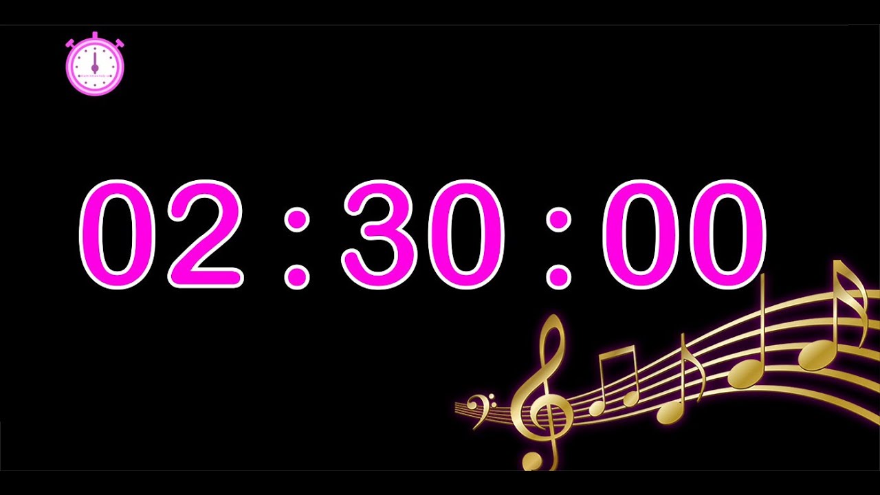 150 minute timer music : countdown 150 minute timer music