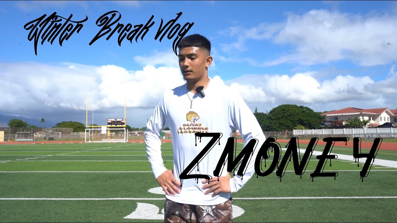Zayden aka Zmoney, winter break training day vlog. Back in his hometown of Ewa Beach