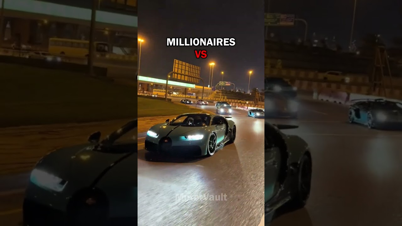 Millionaires vs Billionaires #cars #lamborghini #ferrari