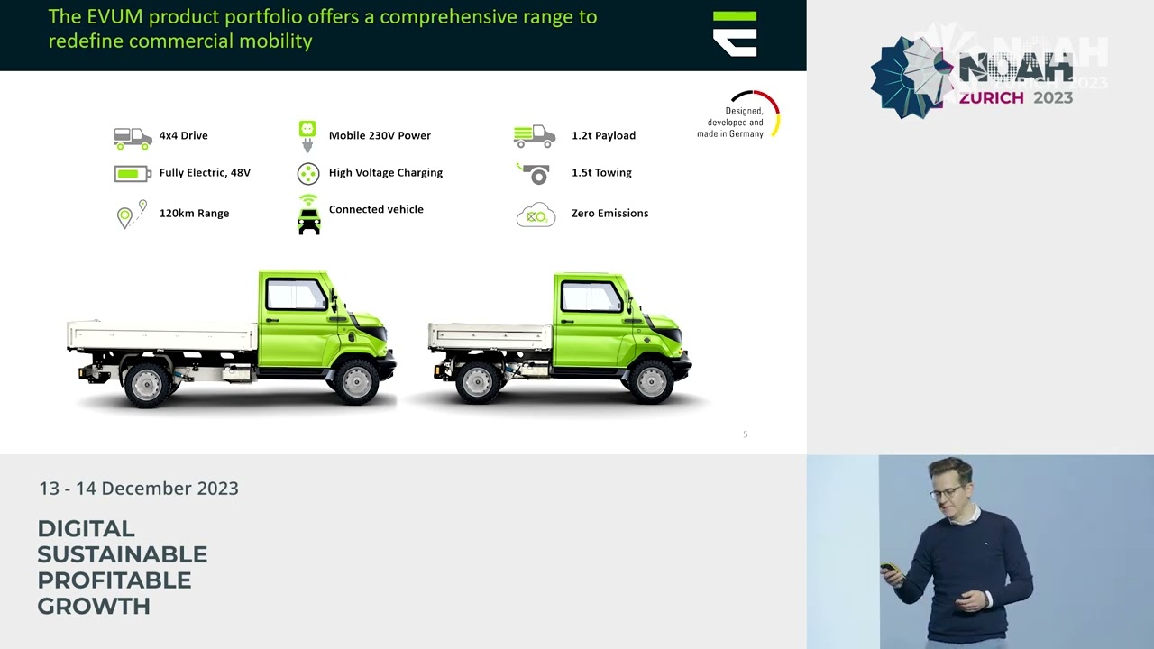 Evum Motors - NOAH23 Zurich