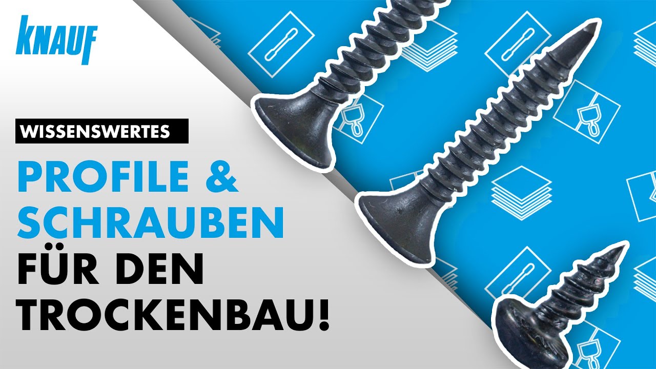 Metallprofile & Schrauben f&uuml;r den Trockenbau | Trockenbau Wissen