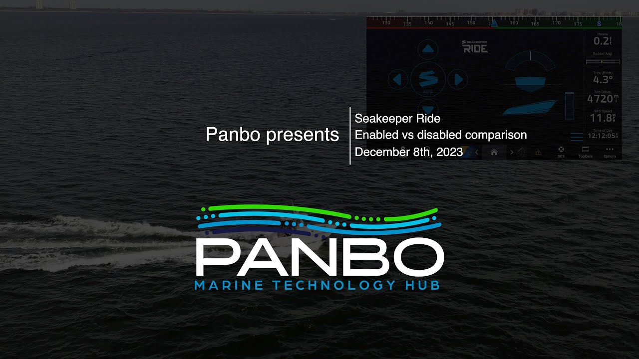 Panbo presents: Seakeeper Ride enabled and disabled compared