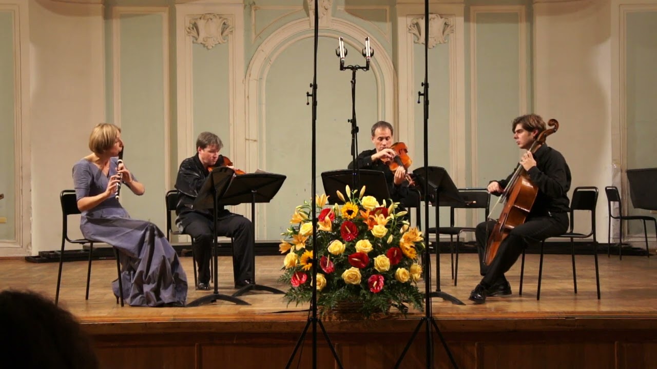 Mozart Adagio from Quartet D dur Olga Ivusheykova, S. Filchenko, P. Serbin, S.Tishenko