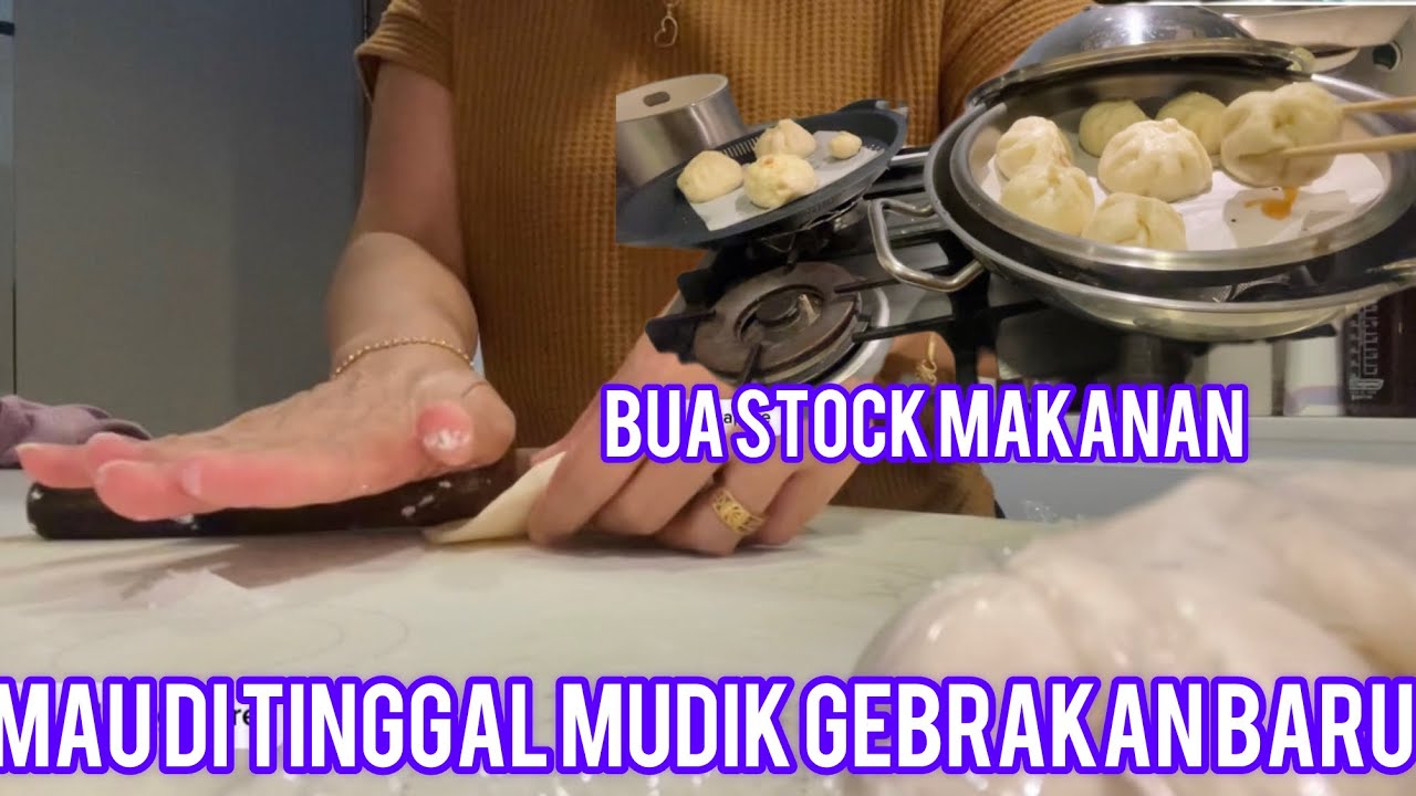 MAU DI TINGGAL MUDIK,ADA AJA GEBRAKANYA‼️UDAH KETAKUTAN DULUAN‼️BIKIN STOCK MAKANAN‼️