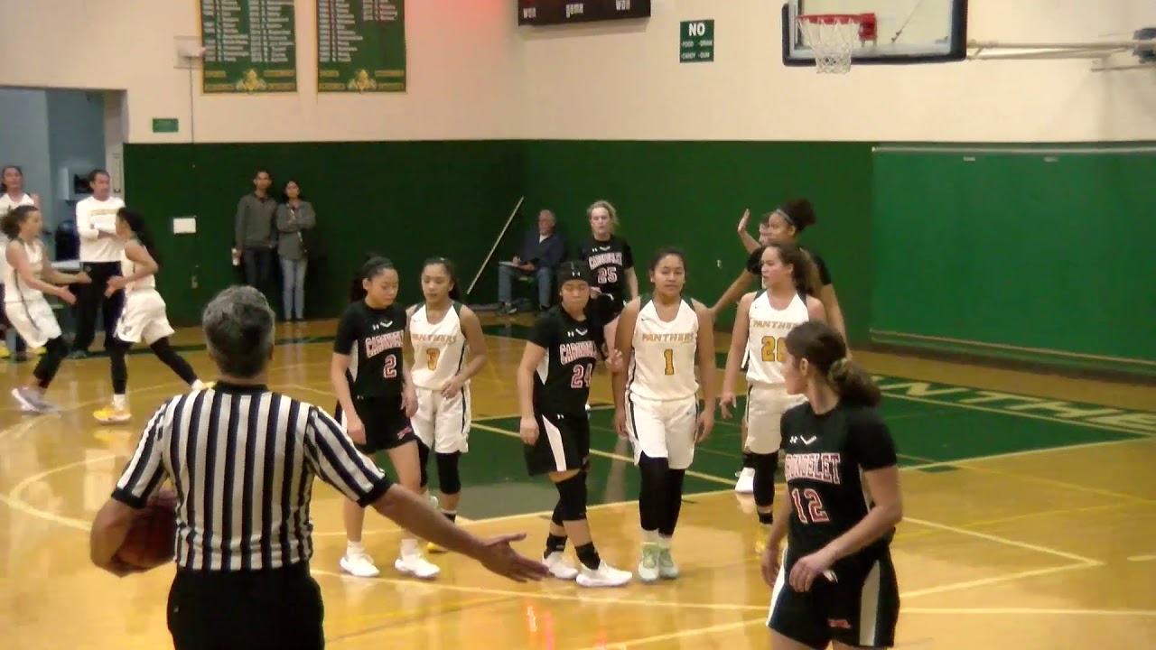 Pinewood Girls basketball, vs Carondelet, Jan 4, 2020